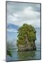 Sea stack in the bay of Pago Pago, Tutuila Island, American Samoa.-Jerry Ginsberg-Mounted Photographic Print