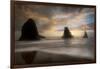 Sea Stack & Surf-Danny Head-Framed Photographic Print