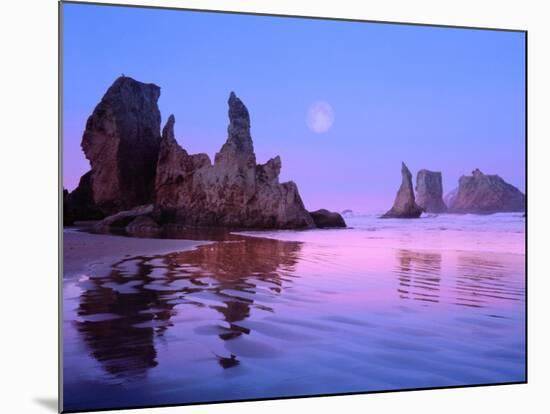 Sea Stacks and Beach-Cindy Kassab-Mounted Photographic Print