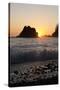 Sea Stacks and Pacific Ocean, Second Beach, Olympic National Park, Washington, USA-Merrill Images-Stretched Canvas