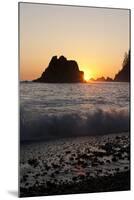 Sea Stacks and Pacific Ocean, Second Beach, Olympic National Park, Washington, USA-Merrill Images-Mounted Photographic Print