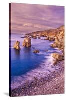 Sea Stacks and Rocky Coastline at Soberanes Point, Garrapata State Park, Big Sur, California, Usa-Russ Bishop-Stretched Canvas