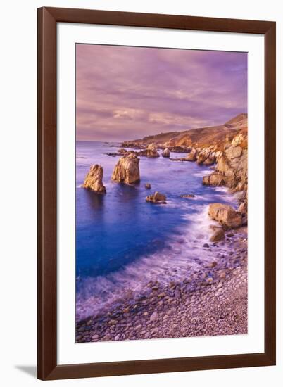 Sea Stacks and Rocky Coastline at Soberanes Point, Garrapata State Park, Big Sur, California, Usa-Russ Bishop-Framed Photographic Print