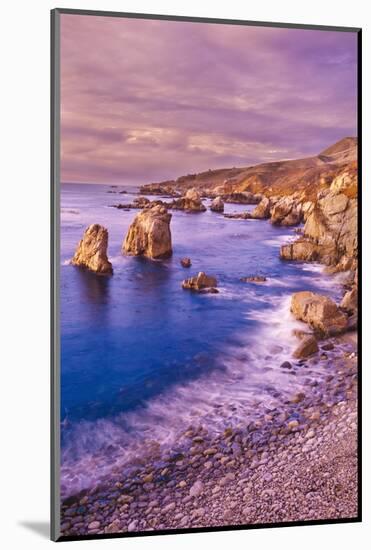 Sea Stacks and Rocky Coastline at Soberanes Point, Garrapata State Park, Big Sur, California, Usa-Russ Bishop-Mounted Photographic Print