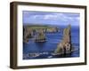 Sea Stacks at Duncansby Head, Near John O'Groats, North-West Tip of Scotland, Caithness, Scotland-Patrick Dieudonne-Framed Photographic Print