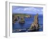 Sea Stacks at Duncansby Head, Near John O'Groats, North-West Tip of Scotland, Caithness, Scotland-Patrick Dieudonne-Framed Photographic Print