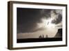 Sea Stacks At Reynisdrangar At Dusk. Vik. Iceland-Oscar Dominguez-Framed Photographic Print