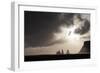 Sea Stacks At Reynisdrangar At Dusk. Vik. Iceland-Oscar Dominguez-Framed Photographic Print