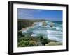 Sea Stacks at the Twelve Apostles on Rapidly Eroding Coastline, Victoria, Australia-Robert Francis-Framed Photographic Print