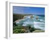 Sea Stacks at the Twelve Apostles on Rapidly Eroding Coastline, Victoria, Australia-Robert Francis-Framed Photographic Print