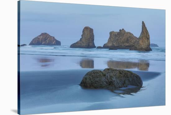 Sea stacks, Bandon, Oregon-Darrell Gulin-Stretched Canvas