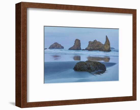 Sea stacks, Bandon, Oregon-Darrell Gulin-Framed Photographic Print