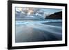 Sea Stacks of Reynisdrangar at Sunrise from the Black Volcanic Sand Beach at Vik I Myrdal-Lee Frost-Framed Photographic Print