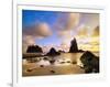 Sea Stacks Off Second Beach-Ron Watts-Framed Photographic Print