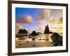 Sea Stacks Off Second Beach-Ron Watts-Framed Photographic Print