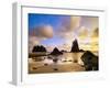 Sea Stacks Off Second Beach-Ron Watts-Framed Photographic Print