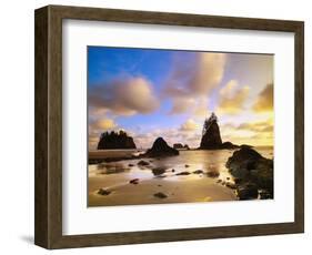 Sea Stacks Off Second Beach-Ron Watts-Framed Photographic Print