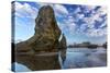 Sea Stacks on Bandon Beach in Bandon, Oregon, USA-Chuck Haney-Stretched Canvas