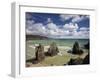 Sea Stacks on Garry Beach, Tolsta, Isle of Lewis, Outer Hebrides, Scotland, United Kingdom, Europe-Lee Frost-Framed Photographic Print