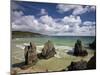 Sea Stacks on Garry Beach, Tolsta, Isle of Lewis, Outer Hebrides, Scotland, United Kingdom, Europe-Lee Frost-Mounted Photographic Print