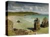 Sea Stacks on Garry Beach, Tolsta, Isle of Lewis, Outer Hebrides-John Woodworth-Stretched Canvas