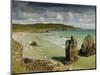 Sea Stacks on Garry Beach, Tolsta, Isle of Lewis, Outer Hebrides-John Woodworth-Mounted Photographic Print