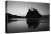 Sea Stacks, Second Beach, Olympic National Park, Washington, USA-Inger Hogstrom-Stretched Canvas