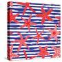 Sea Stars Pattern-Baksiabat-Stretched Canvas