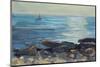 Sea Stones Gouache Painting.-Anna Pismenskova-Mounted Photographic Print