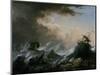 Sea Storm and Shipwreck-Christian Wilhelm Ernst Dietrich-Mounted Giclee Print