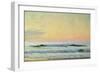 Sea Study - Evening (Oil on Panel)-Adrian Scott Stokes-Framed Giclee Print