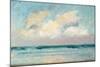 Sea Study - Morning (Oil on Panel)-Adrian Scott Stokes-Mounted Giclee Print