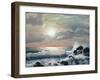 Sea Sunset, Oil Painting-Lilun-Framed Art Print