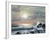 Sea Sunset, Oil Painting-Lilun-Framed Art Print