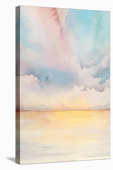 Sea Sunset Triptych II-Grace Popp-Stretched Canvas