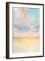 Sea Sunset Triptych II-Grace Popp-Framed Premium Giclee Print