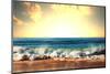 Sea Sunset-Galyna Andrushko-Mounted Photographic Print