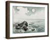 Sea Surf-Uehara Konen-Framed Giclee Print