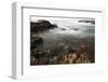 Sea Swirling around Rocks, Near Polzeath, Cornwall, England, United Kingdom, Europe-Nick Upton-Framed Photographic Print