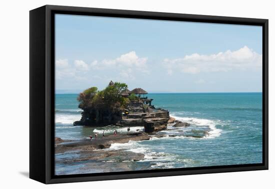 Sea Temple, Tanah Lot Temple, Tanah Lot, Bali, Indonesia-null-Framed Stretched Canvas
