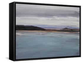 Sea to Sky 2-Lora Gold-Framed Stretched Canvas