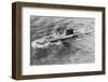 Sea Trials for USS Nautilus, First Nuke Sub-null-Framed Photographic Print