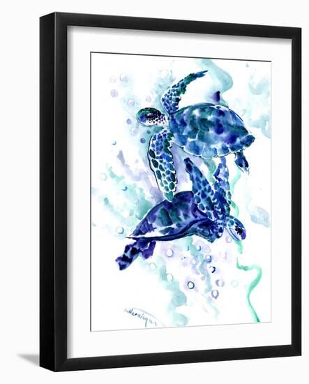 Sea Turtle 2-Suren Nersisyan-Framed Art Print