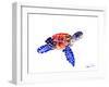 Sea Turtle Babe-Suren Nersisyan-Framed Art Print