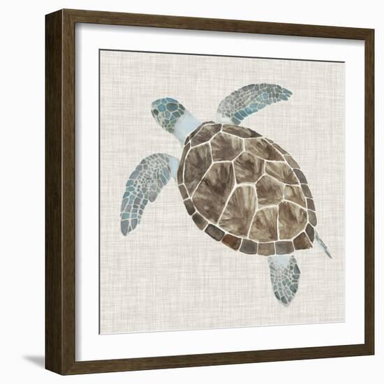 Sea Turtle II-Naomi McCavitt-Framed Art Print