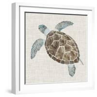 Sea Turtle II-Naomi McCavitt-Framed Art Print