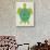 Sea Turtle in Lime-Cat Coquillette-Stretched Canvas displayed on a wall