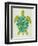 Sea Turtle in Lime-Cat Coquillette-Framed Art Print