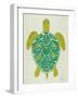 Sea Turtle in Lime-Cat Coquillette-Framed Art Print