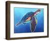 Sea Turtle - Rainbow-Dawgart-Framed Giclee Print